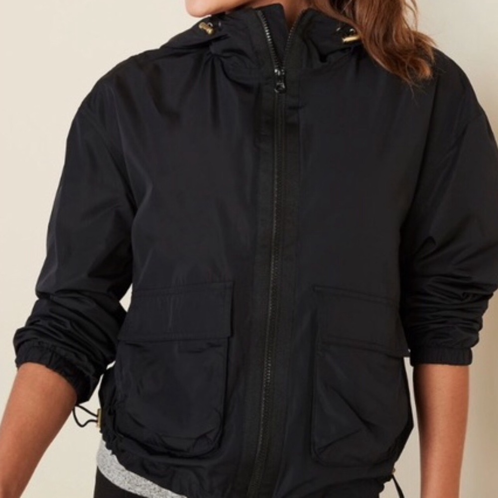 Old Navy Black Water-Resistant Utility Jacket